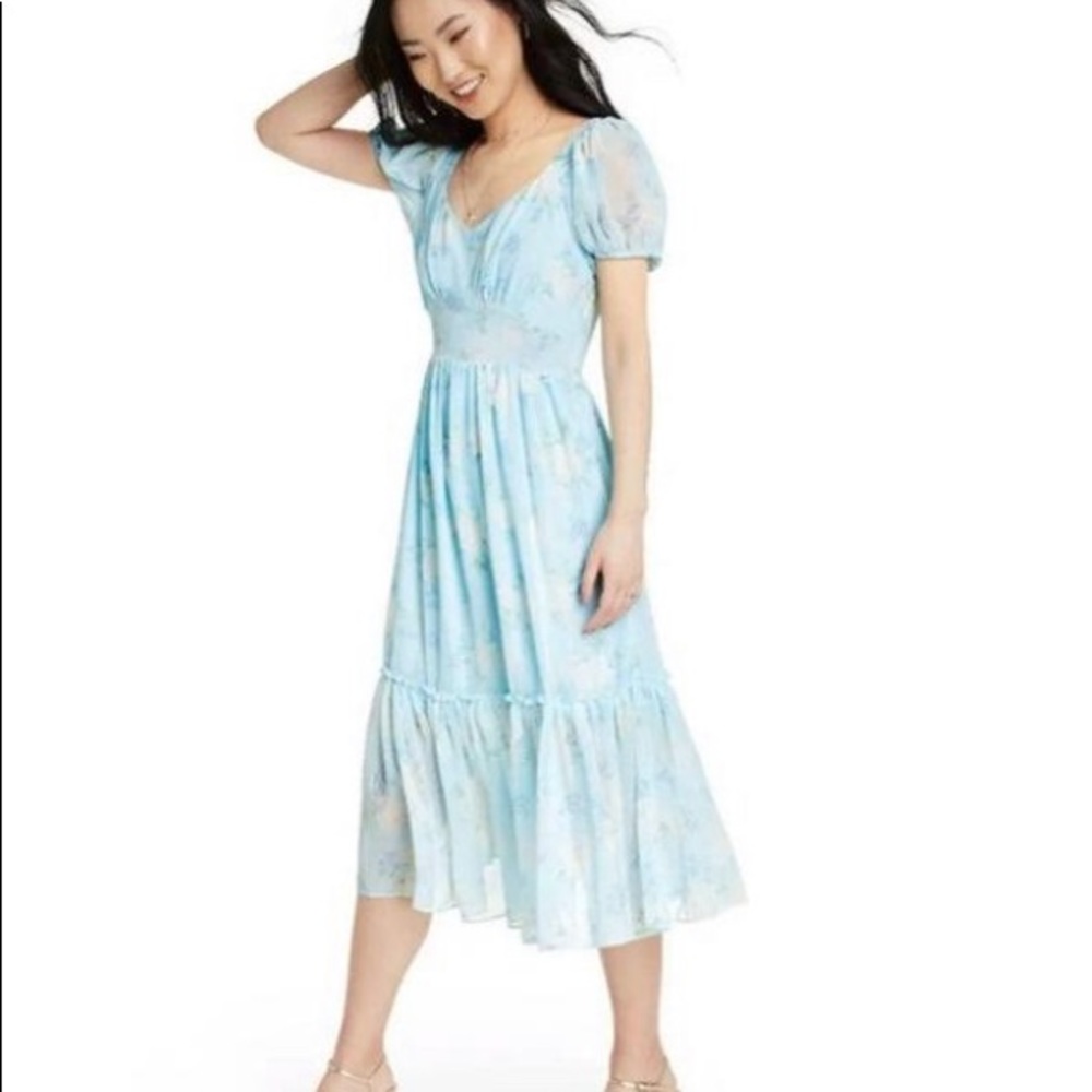 Loveshackfancy for Target Midi Dress - Blue